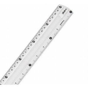 REGLA STRIKE ISI DE PLASTICO 30 CM