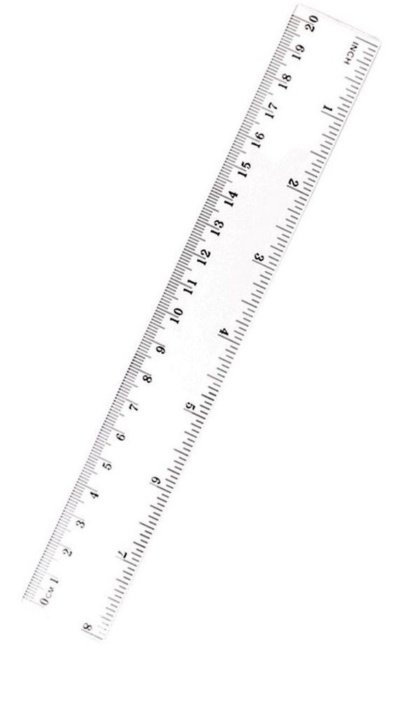 REGLA DE PLASTICO 20 CM