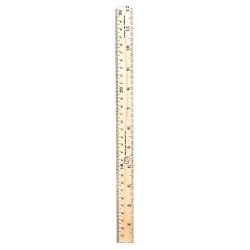 REGLA DE MADERA 30 CM