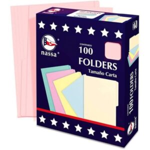Paquete de folder t/carta