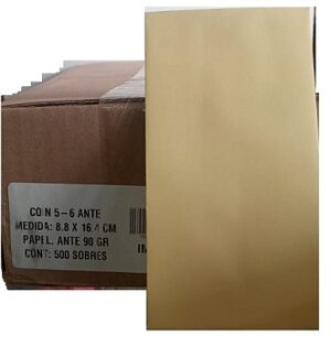 Caja de sobre nomina