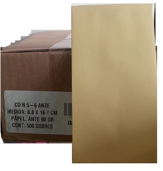 Caja de sobre nomina