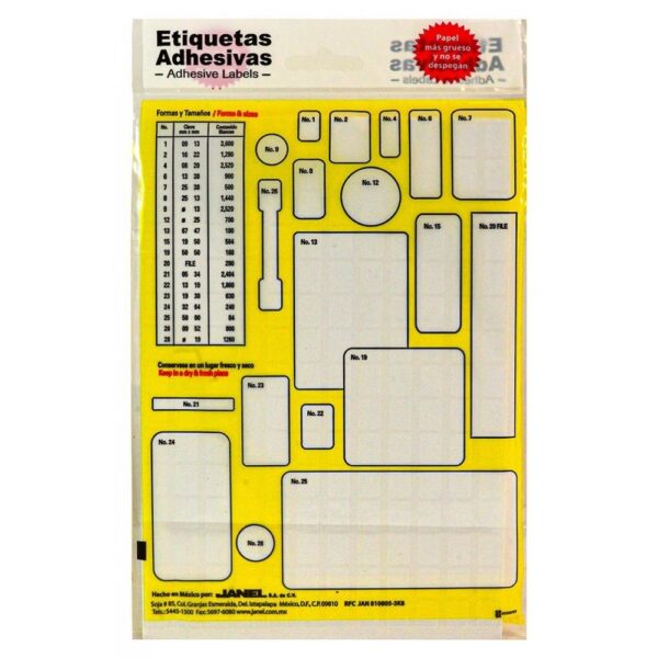ETIQUETA BLANCA
