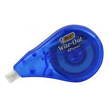 CORRECTOR DE CINTA BIC WITE.OUT