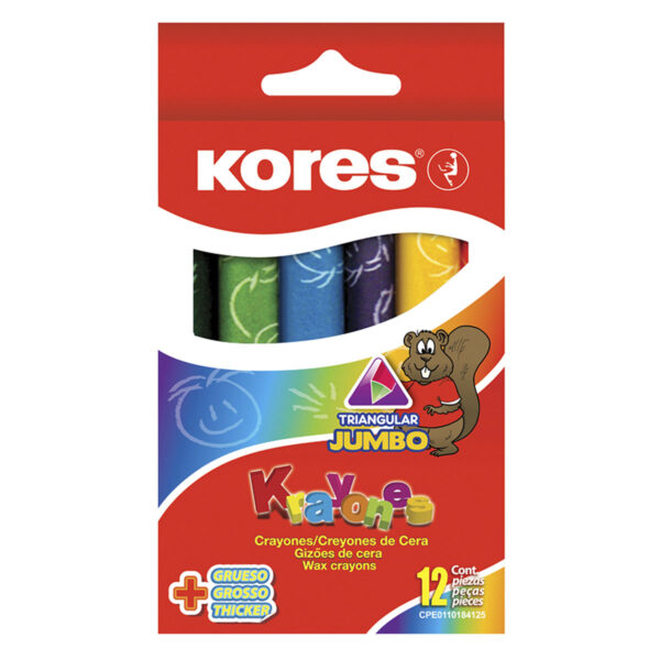 Crayolas Kores Jumbo Triangular C/12