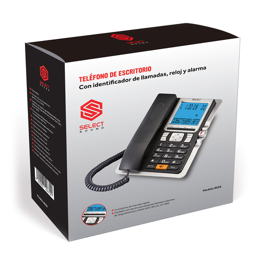 Teléfono Alámbrico Selectsound 8028
