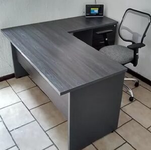 Escritorio de Melamina Gris