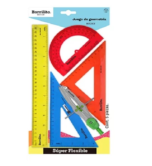 Juego de Geometría Barrilito 8032JGF