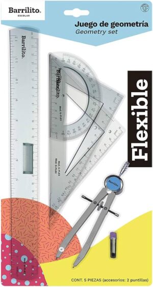 Juego de Geometría Barrilito G-FLEX IRR