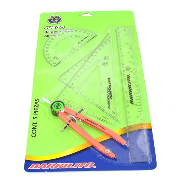 Juego de Geometría Barrilito GBP-400