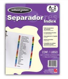 Juego Separador Acco Índex A-Z