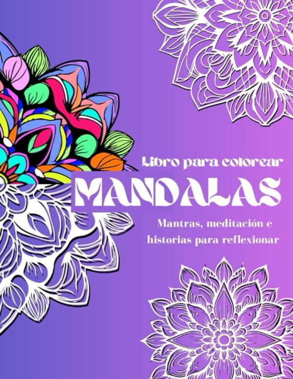 Libro Para Colorear Mándalas Grueso
