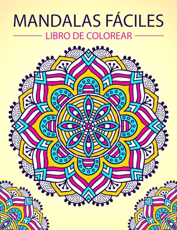 Libro Para Colorear Mándalas Delgado