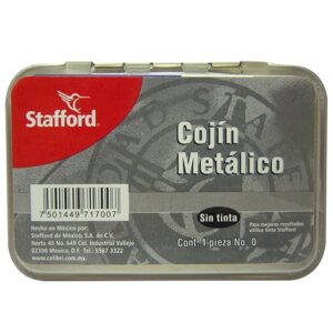 Cojín Para Sellos #0 Metálico