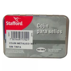 Cojín Para Sellos #1 Metálico